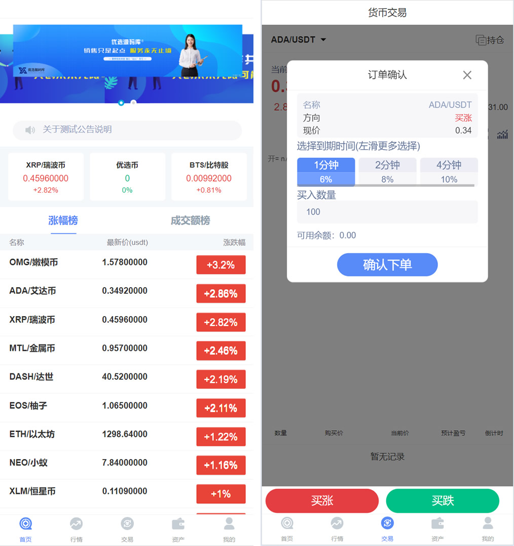 微交所fastadmin框架双语言外汇系统/微盘系统仿交易所/USDT支付-源码交易网