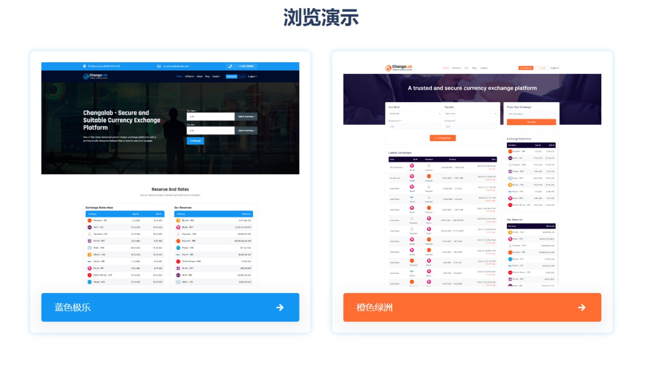 在线的货币兑换平台 该货币兑换平台是 Codecanyon 中最先进的脚本-源码交易网