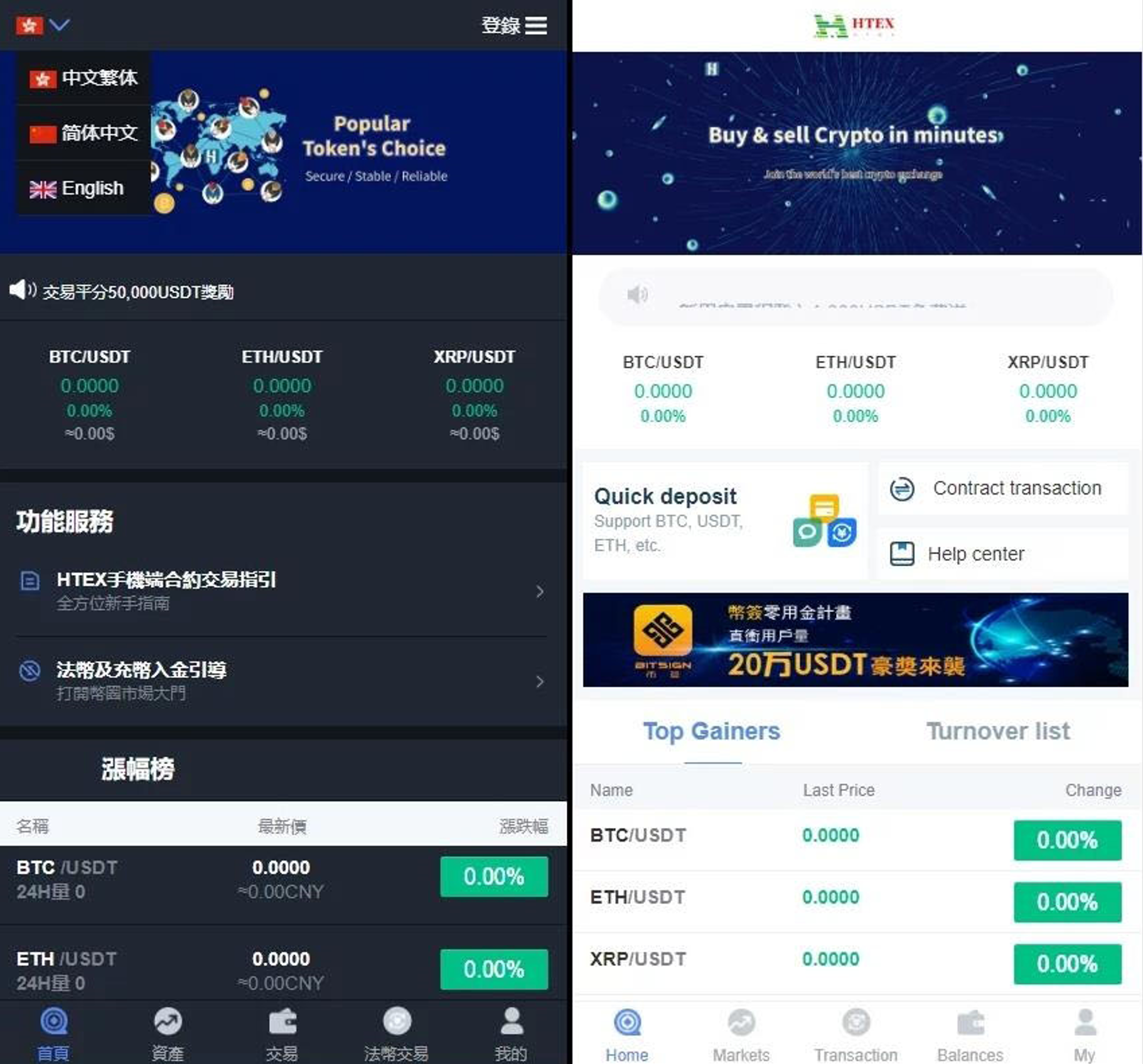交易所多语言区块链 完整数据 币币交易 秒合约交易 杠杆交易 虚拟币行情交易-源码交易网