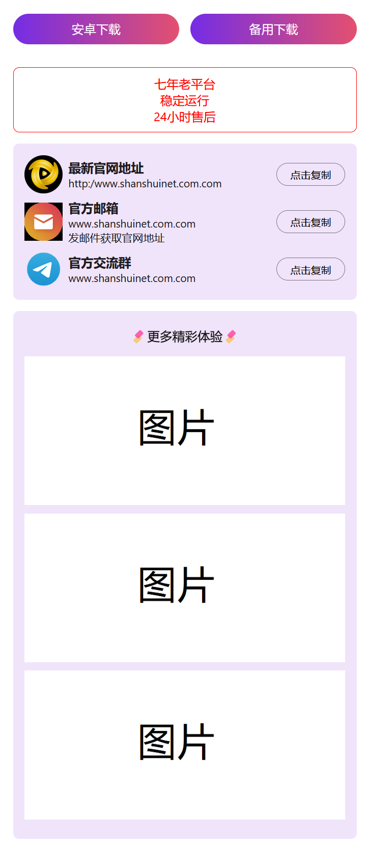 2024首发最火的软件宣传单页源码-源码交易网